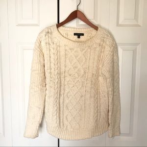 Banana Republic Cable Knit Fisherman’s Sweater - M